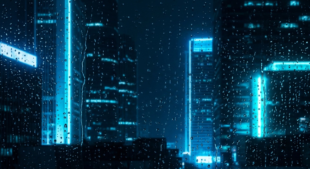 Glass and Midnight Rain 【Liquid DnB / サイバーパンク・作業用BGM素材】