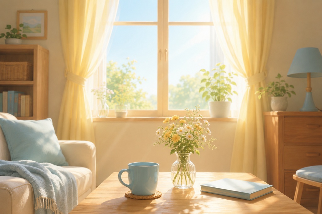 Saturday Morning Bloom 【Bright Mellow Lo-Fi / 配信エンディング・雑談用】