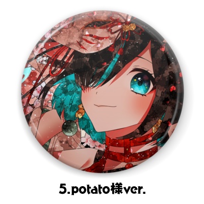 【かすみみたま】缶バッジ【3周年記念】