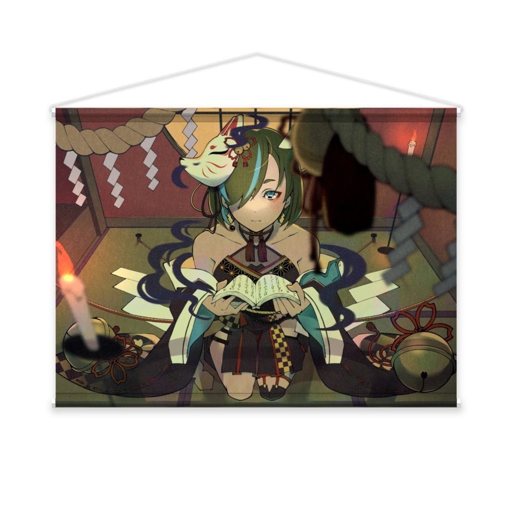 【かすみみたま】タペストリー【4周年記念】
