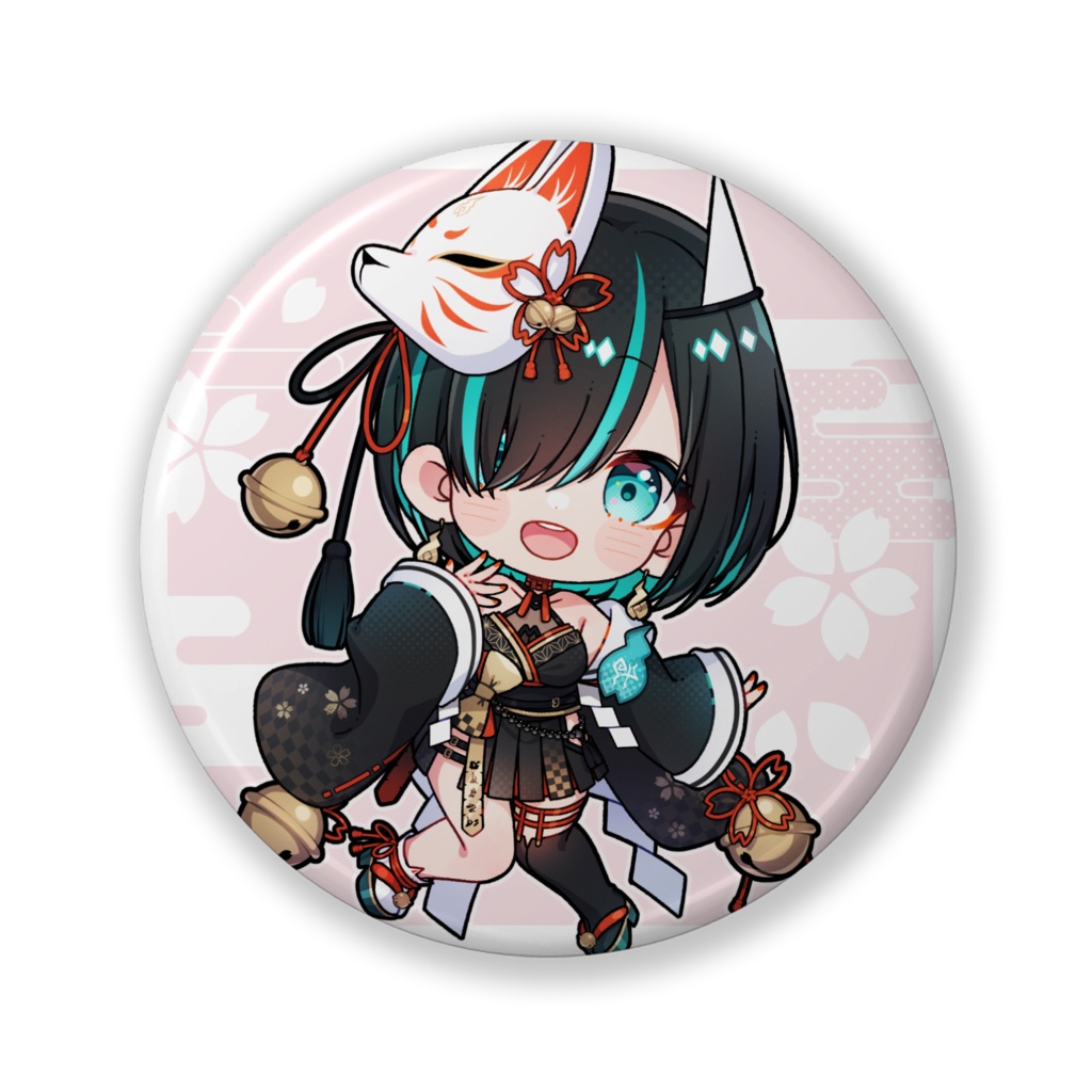 【かすみみたま】缶バッジ【ch登録1万名様突破記念】