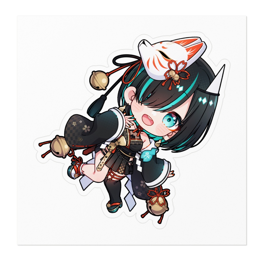 【かすみみたま】ステッカー【ch登録1万名様突破記念】