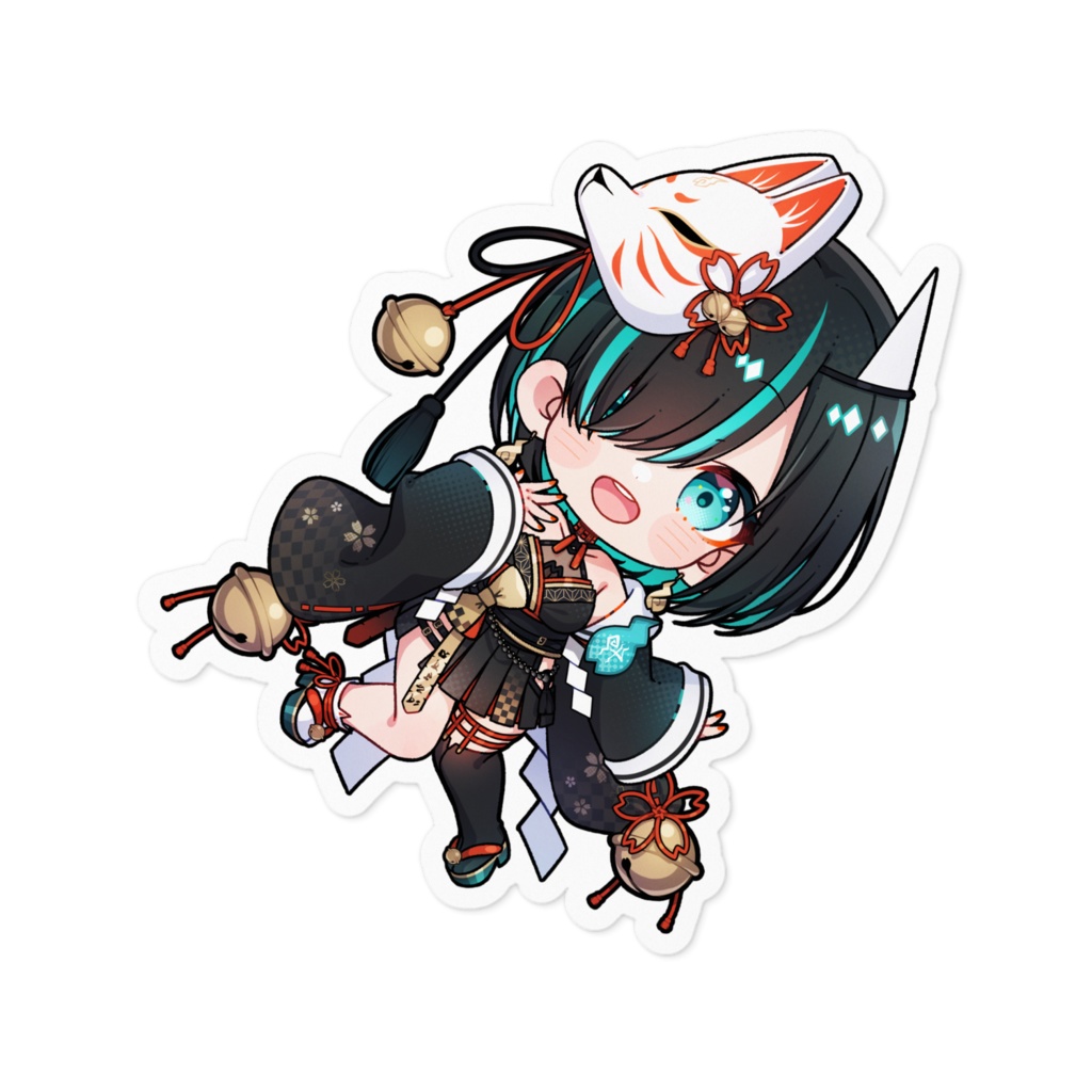 【かすみみたま】ステッカー【ch登録1万名様突破記念】