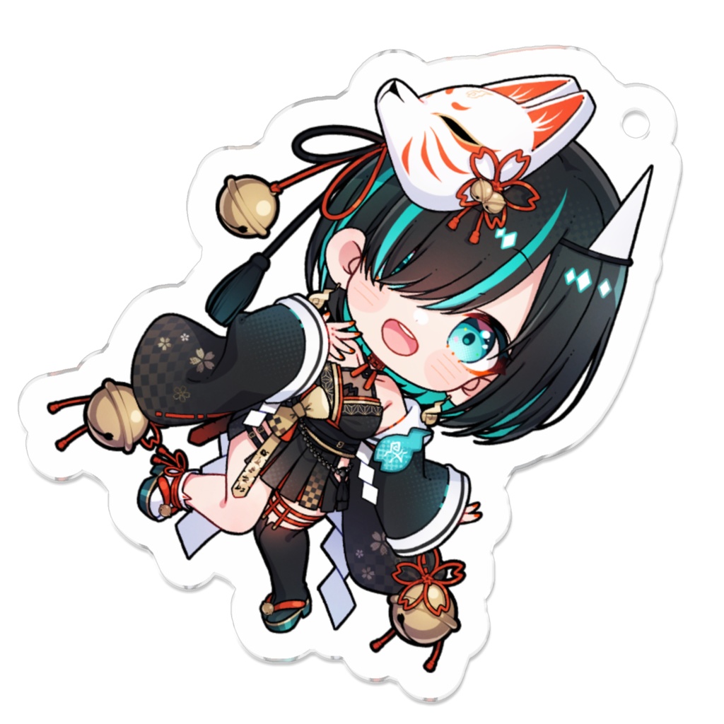 【かすみみたま】アクリルキーホルダー【ch登録1万名様突破記念】