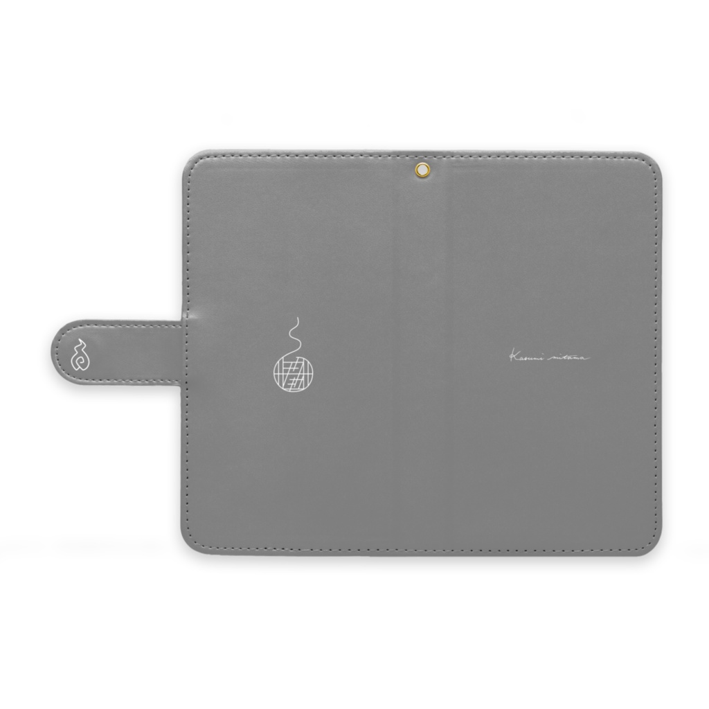 【かすみみたま】手帳型Androidケース【シンプルシリーズ】