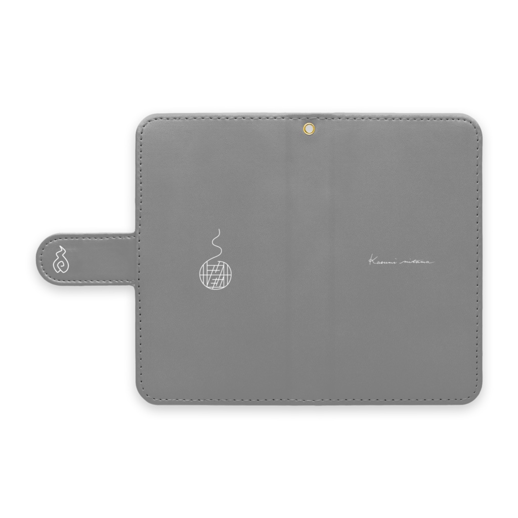 【かすみみたま】手帳型Androidケース【シンプルシリーズ】