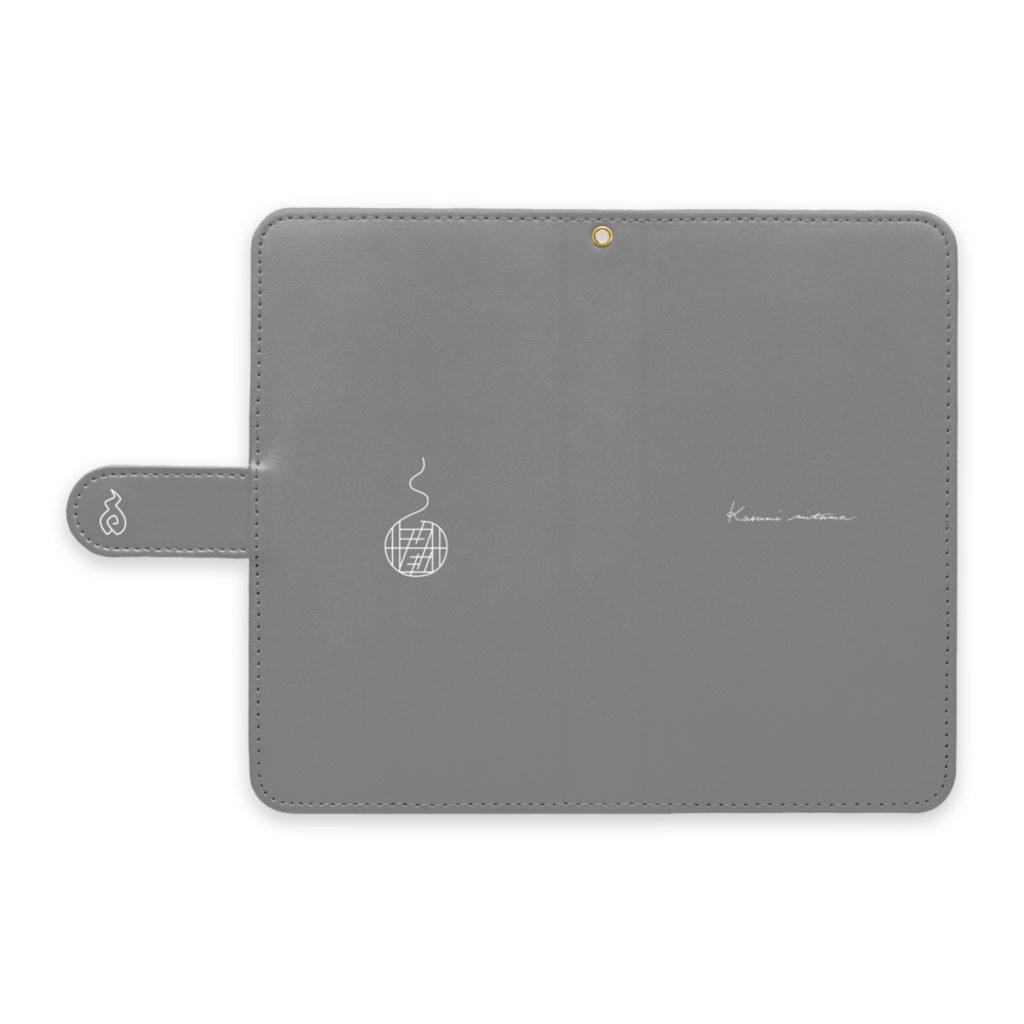 【かすみみたま】手帳型Androidケース【シンプルシリーズ】