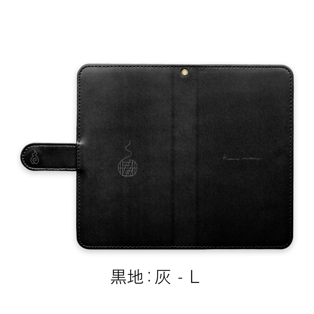 【かすみみたま】手帳型Androidケース【シンプルシリーズ】