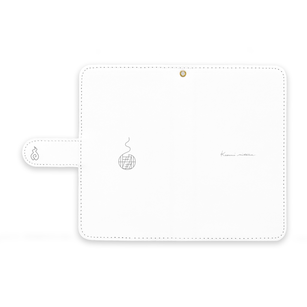 【かすみみたま】手帳型Androidケース【シンプルシリーズ】