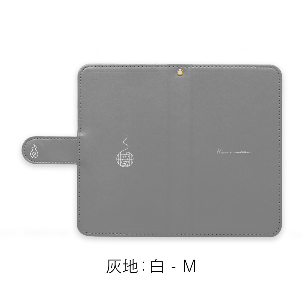 【かすみみたま】手帳型Androidケース【シンプルシリーズ】