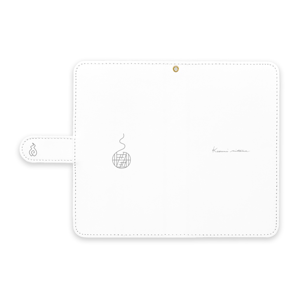 【かすみみたま】手帳型Androidケース【シンプルシリーズ】