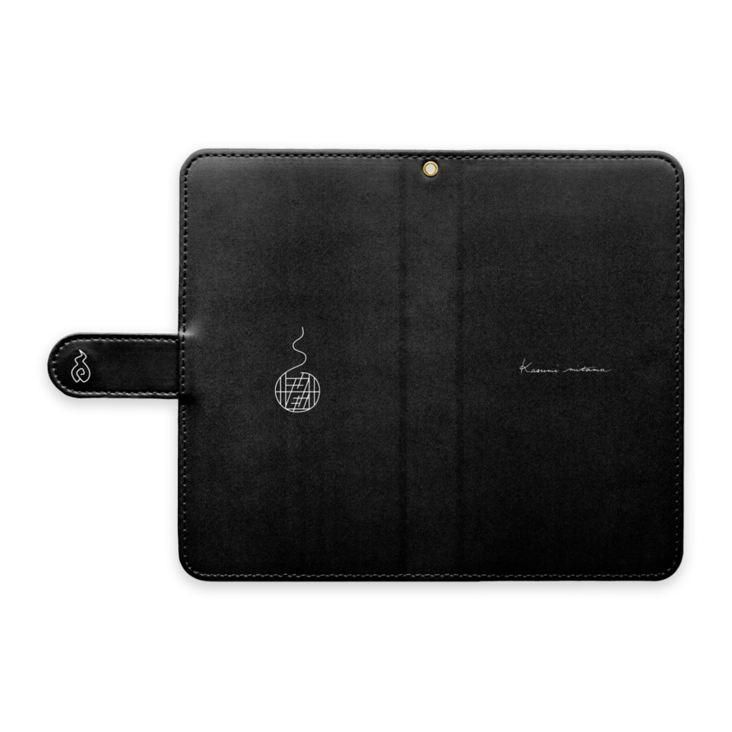 【かすみみたま】手帳型Androidケース【シンプルシリーズ】