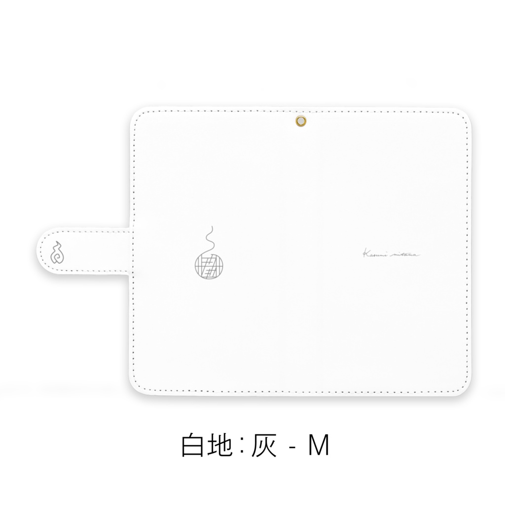 【かすみみたま】手帳型Androidケース【シンプルシリーズ】