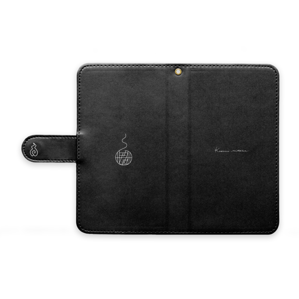 【かすみみたま】手帳型Androidケース【シンプルシリーズ】