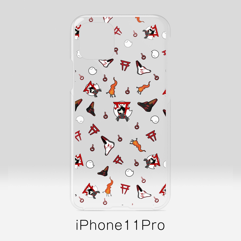 【かすみみたま】iPhoneクリアケース【小物柄シリーズ】