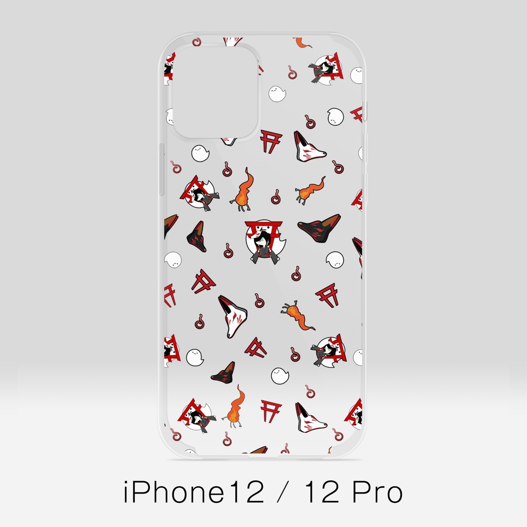 【かすみみたま】iPhoneクリアケース【小物柄シリーズ】