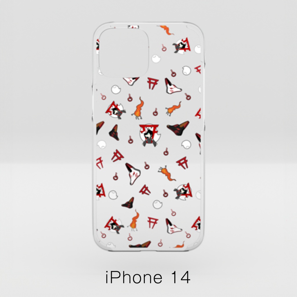 【かすみみたま】iPhoneクリアケース【小物柄シリーズ】
