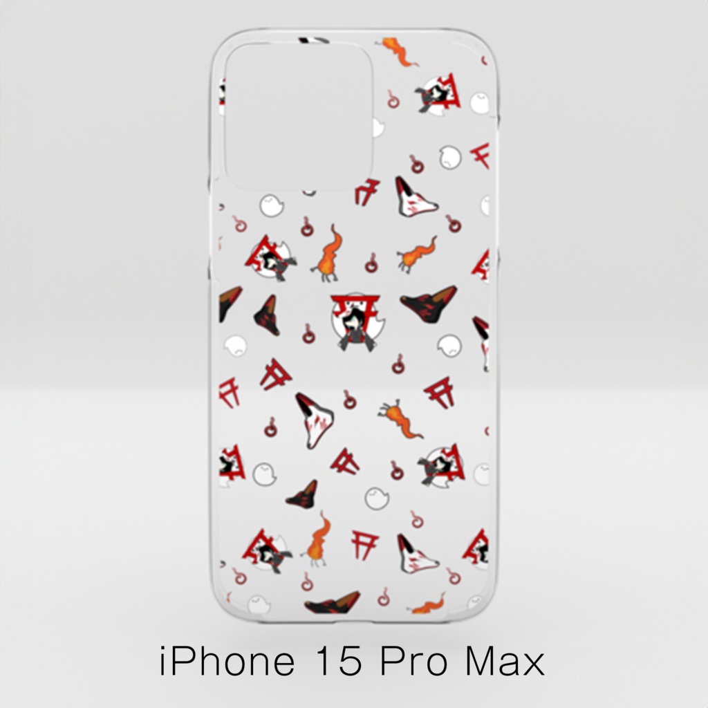 【かすみみたま】iPhoneクリアケース【小物柄シリーズ】