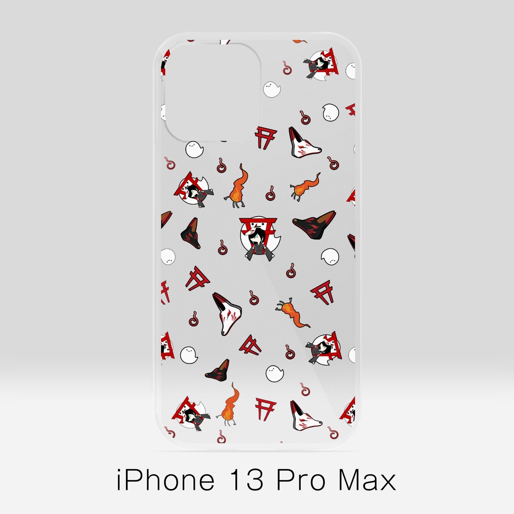 【かすみみたま】iPhoneクリアケース【小物柄シリーズ】