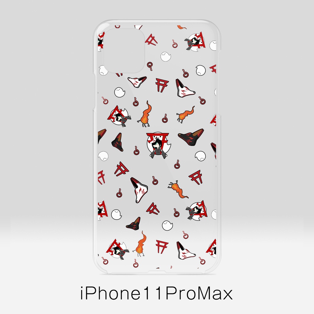 【かすみみたま】iPhoneクリアケース【小物柄シリーズ】