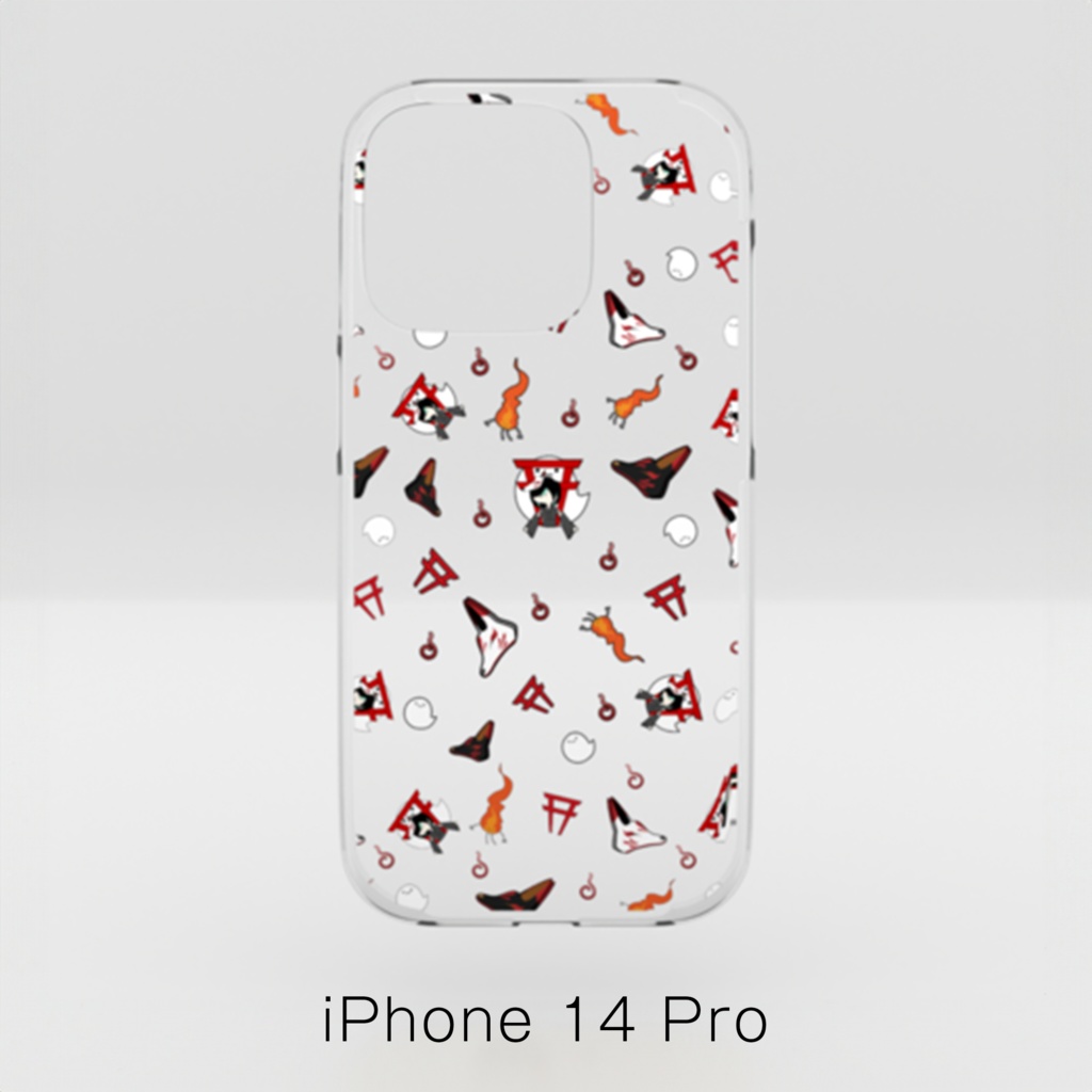 【かすみみたま】iPhoneクリアケース【小物柄シリーズ】