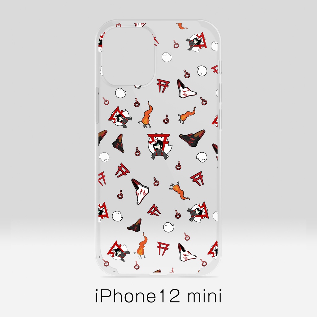 【かすみみたま】iPhoneクリアケース【小物柄シリーズ】