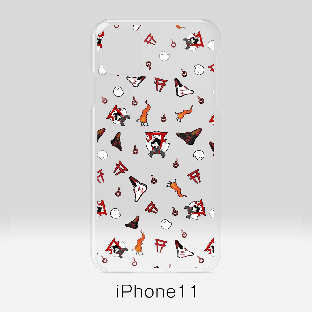 【かすみみたま】iPhoneクリアケース【小物柄シリーズ】