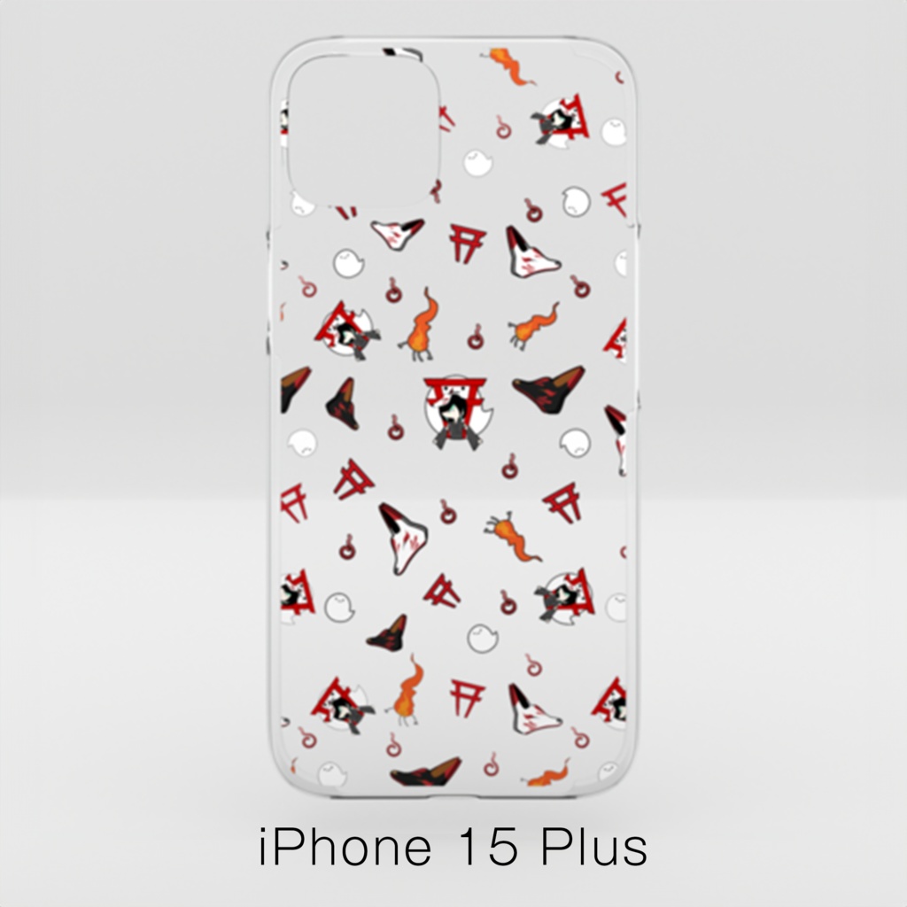 【かすみみたま】iPhoneクリアケース【小物柄シリーズ】