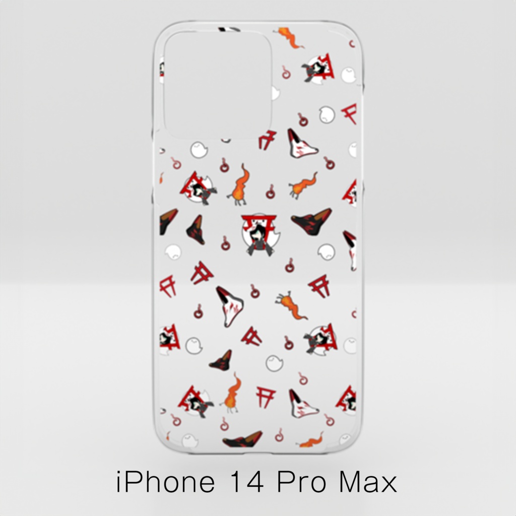 【かすみみたま】iPhoneクリアケース【小物柄シリーズ】