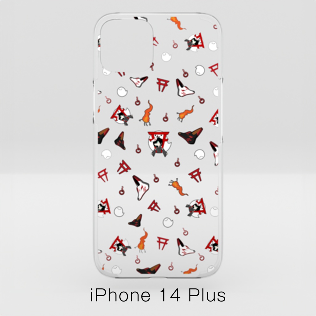 【かすみみたま】iPhoneクリアケース【小物柄シリーズ】