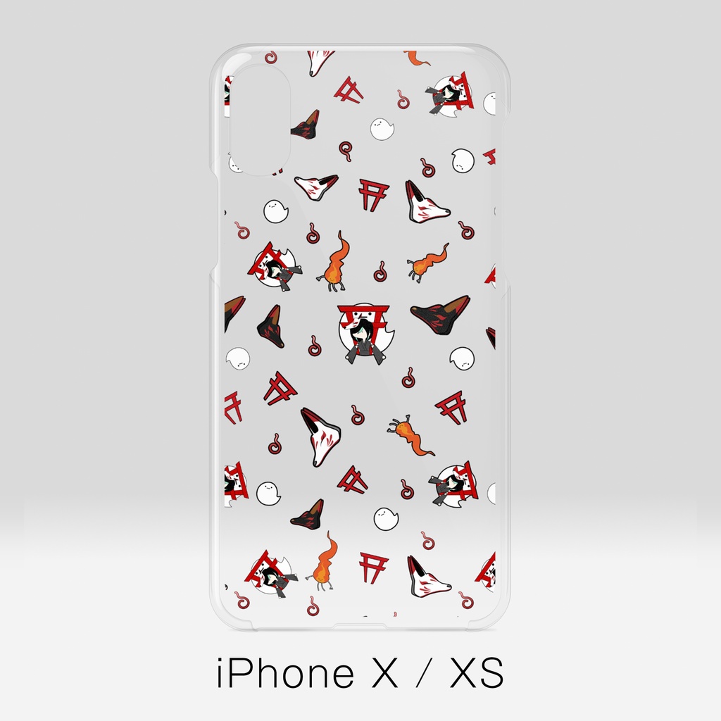 【かすみみたま】iPhoneクリアケース【小物柄シリーズ】