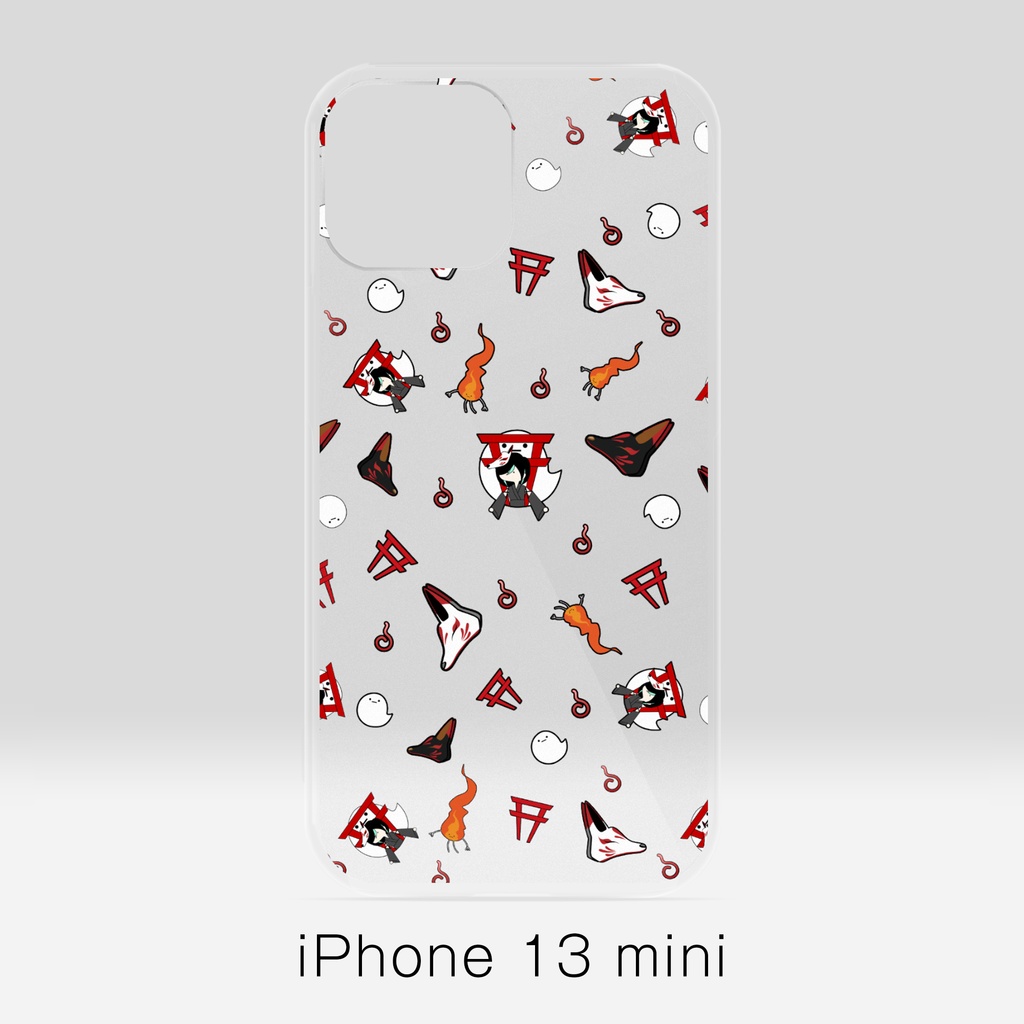 【かすみみたま】iPhoneクリアケース【小物柄シリーズ】