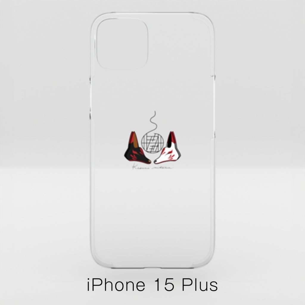 【かすみみたま】iPhoneクリアケース【小物柄シリーズ】