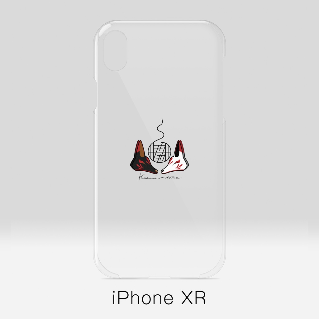 【かすみみたま】iPhoneクリアケース【小物柄シリーズ】