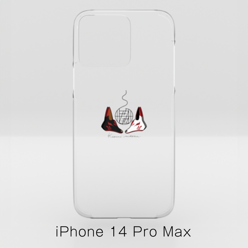 【かすみみたま】iPhoneクリアケース【小物柄シリーズ】