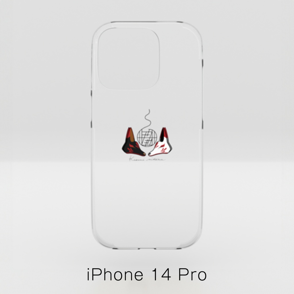 【かすみみたま】iPhoneクリアケース【小物柄シリーズ】