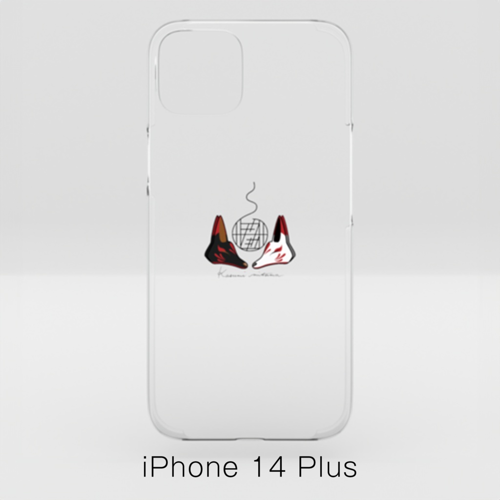 【かすみみたま】iPhoneクリアケース【小物柄シリーズ】