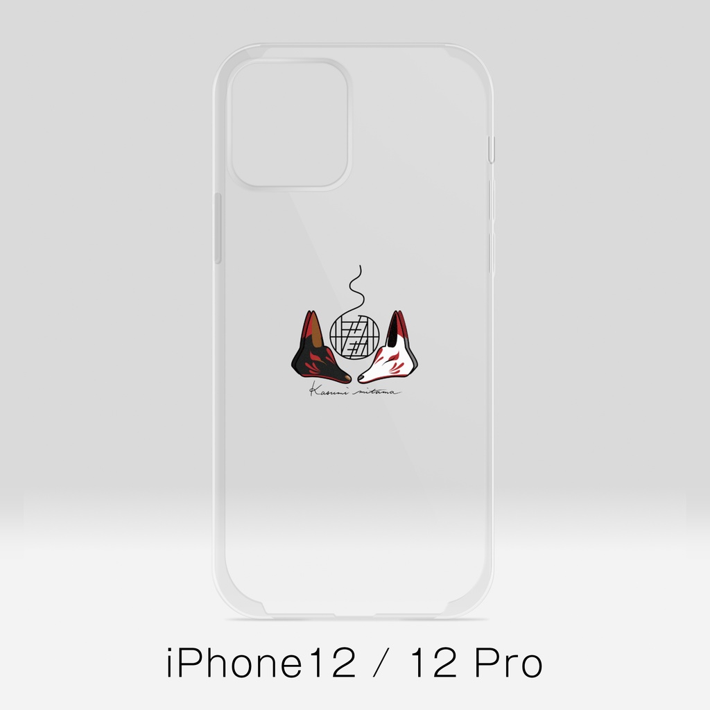 【かすみみたま】iPhoneクリアケース【小物柄シリーズ】