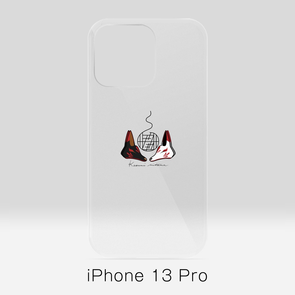 【かすみみたま】iPhoneクリアケース【小物柄シリーズ】