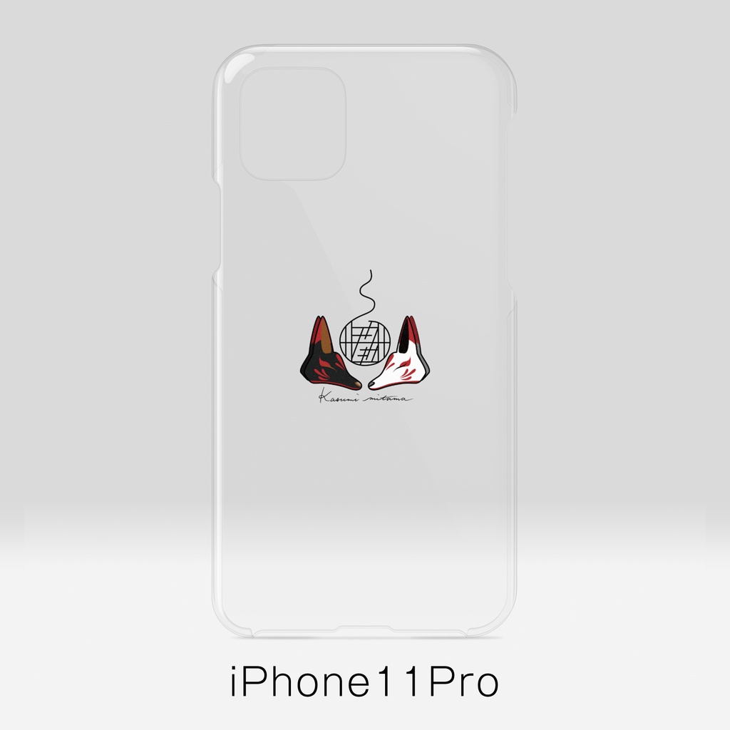 【かすみみたま】iPhoneクリアケース【小物柄シリーズ】