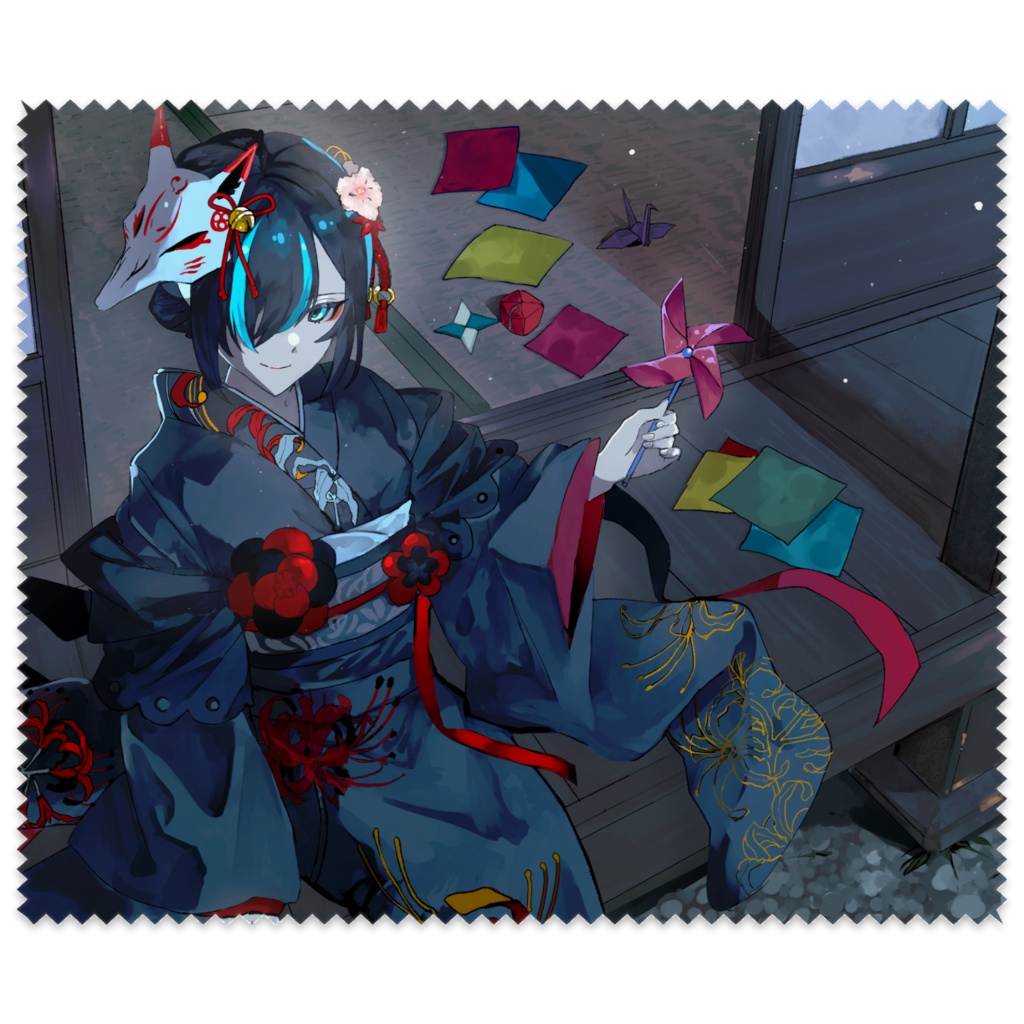 【かすみみたま】メガネ拭き【ch登録44444名様突破記念】