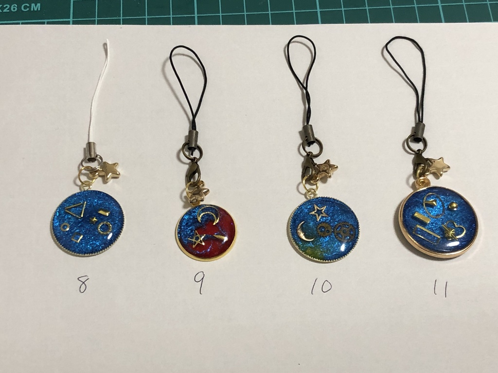 星空キーホルダーorストラップ1〜11