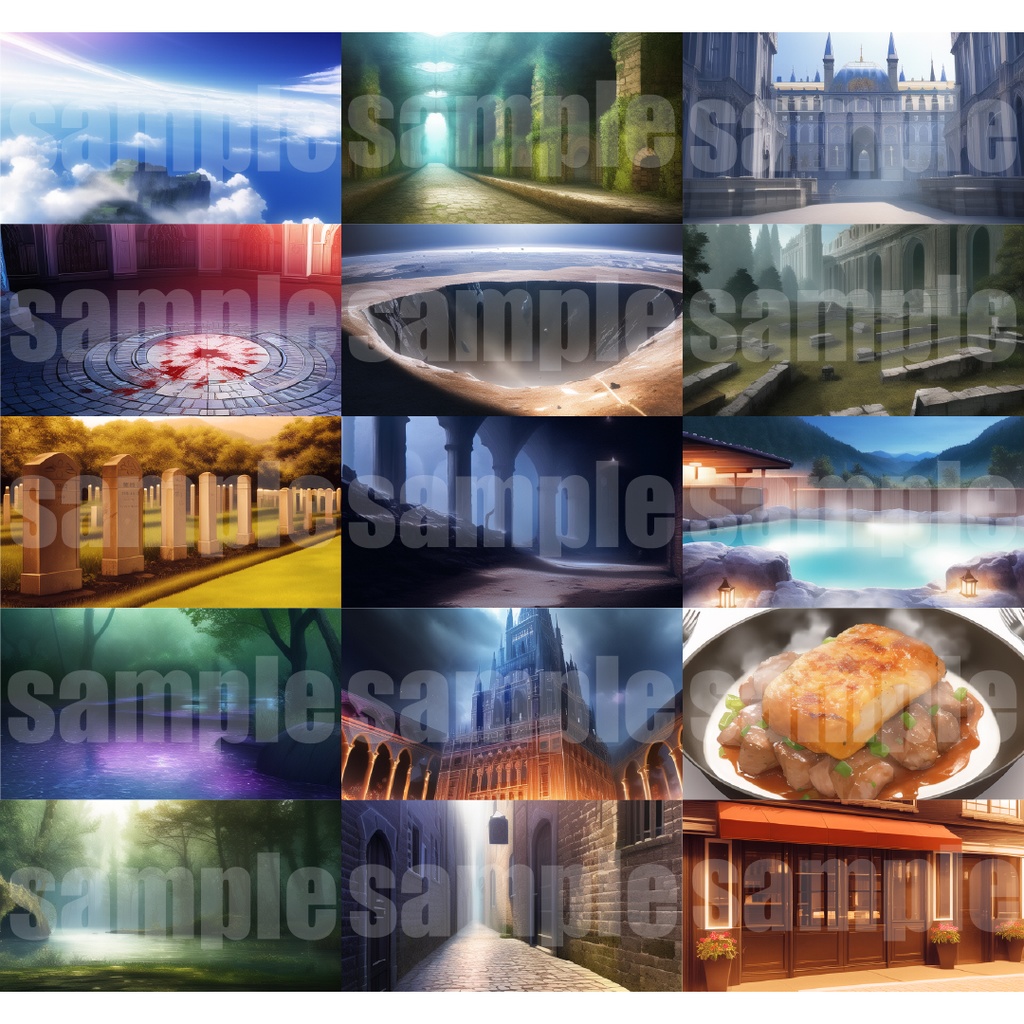 シグラルAI素材集『ファンタジー背景編2』