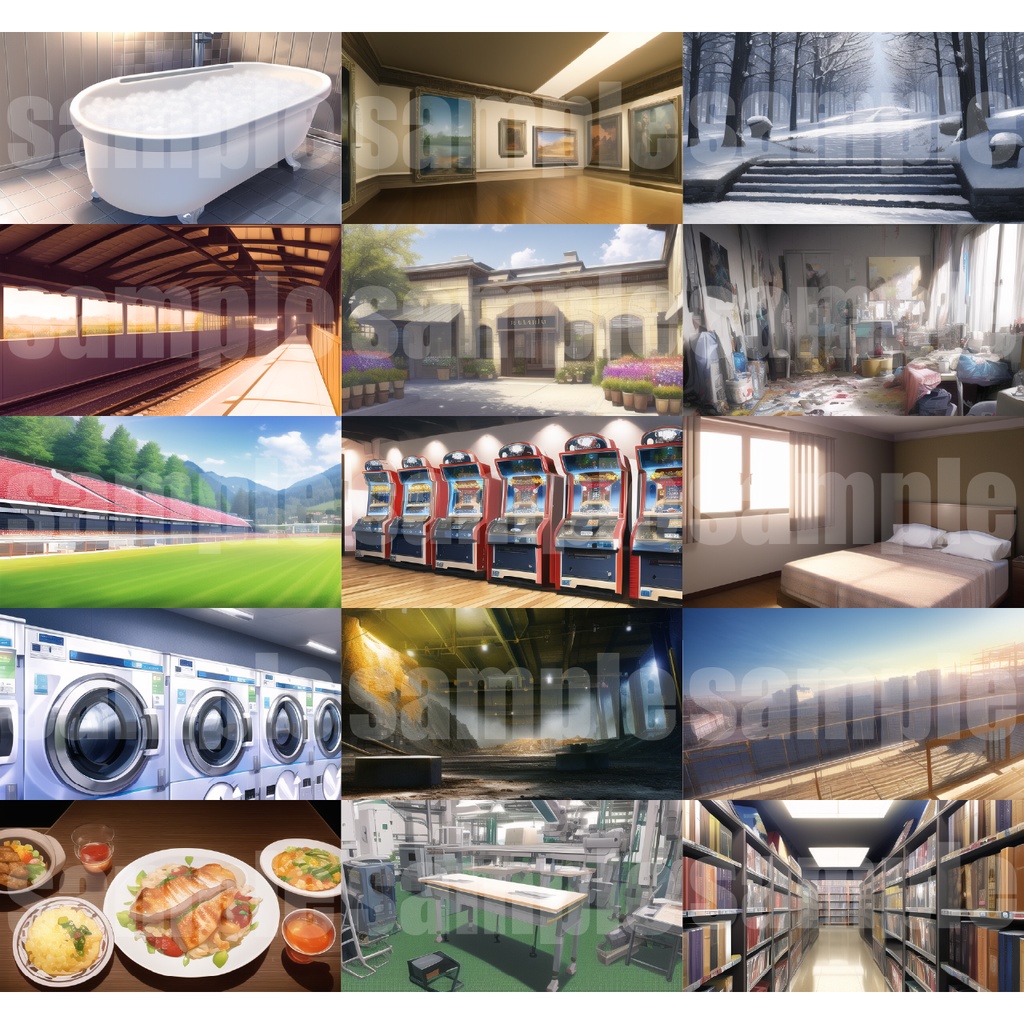 シグラルAI素材集『現代背景編 エクストラ』