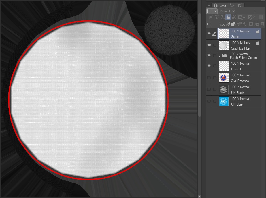 Circular Woven Patch