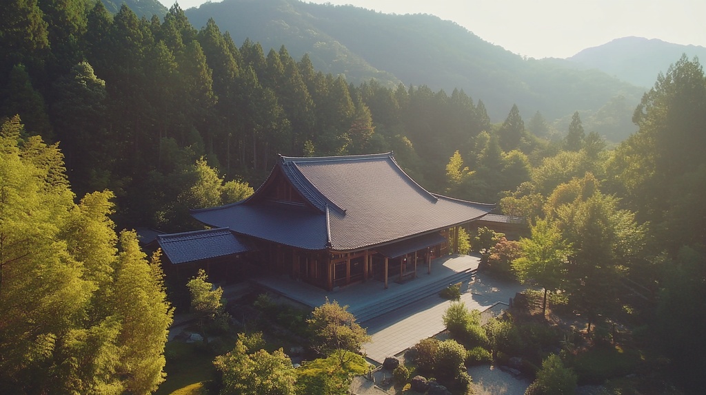 山奥の寺院