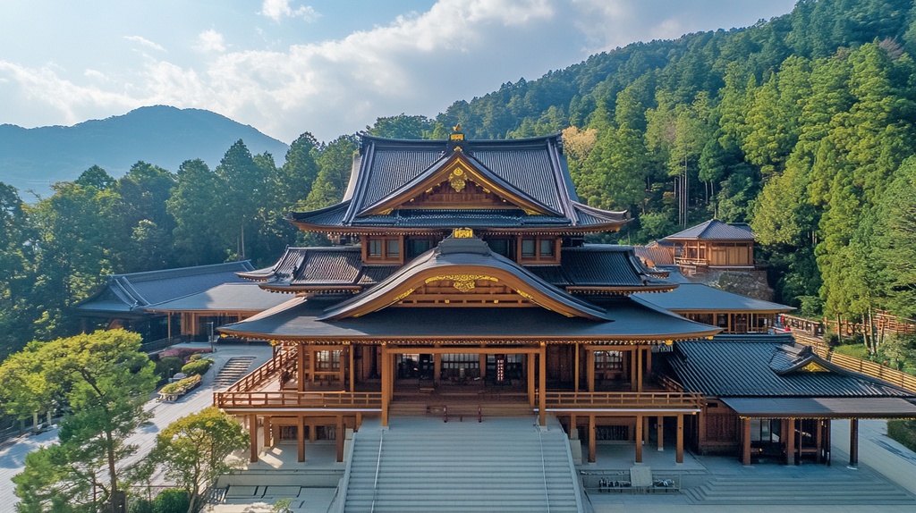 山奥の寺院