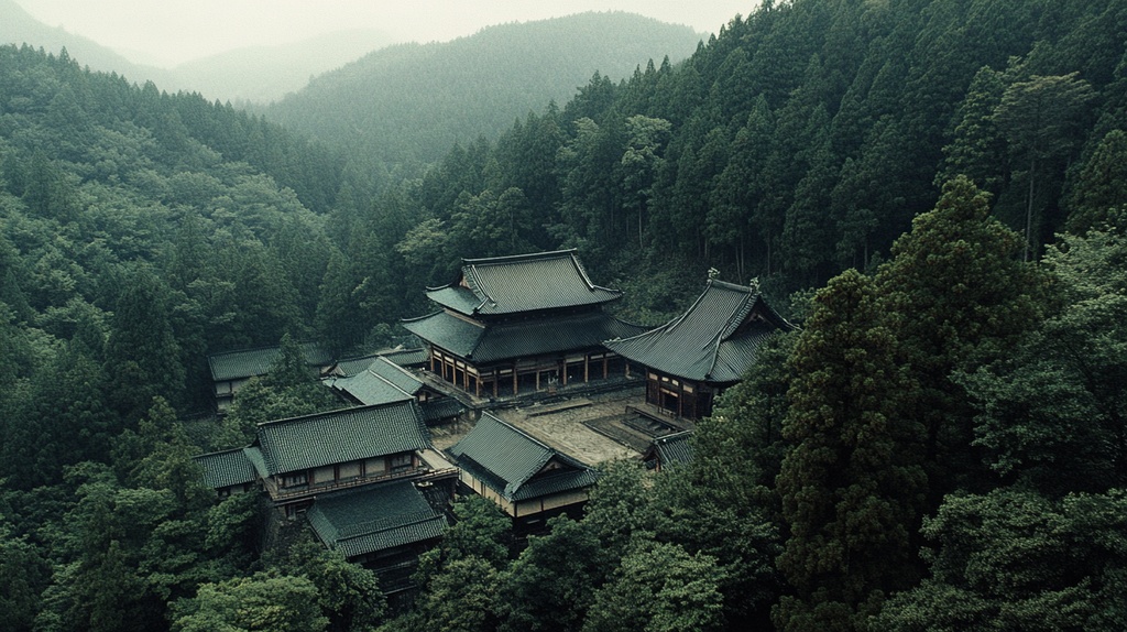 山奥の寺院