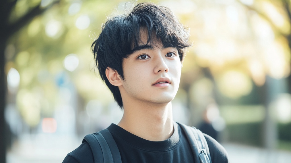 大学生男子