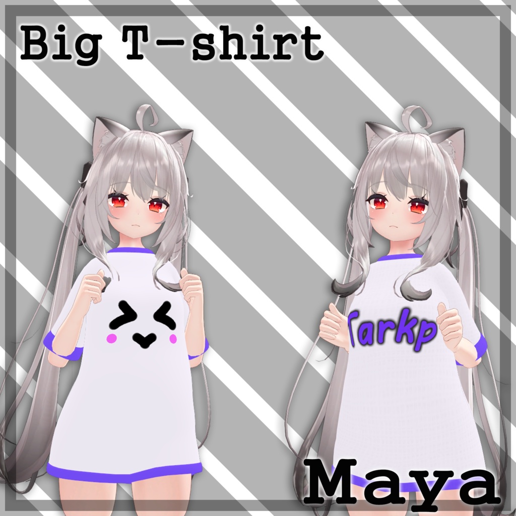 『舞夜(Maya)』ビッグTシャツ Big T-shirt